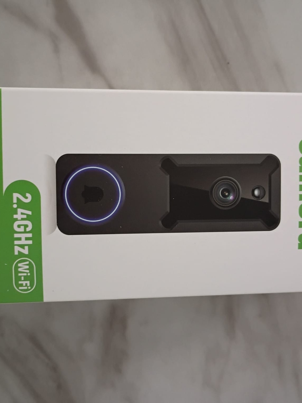 Smart Wi-Fi Video Doorbell - Black